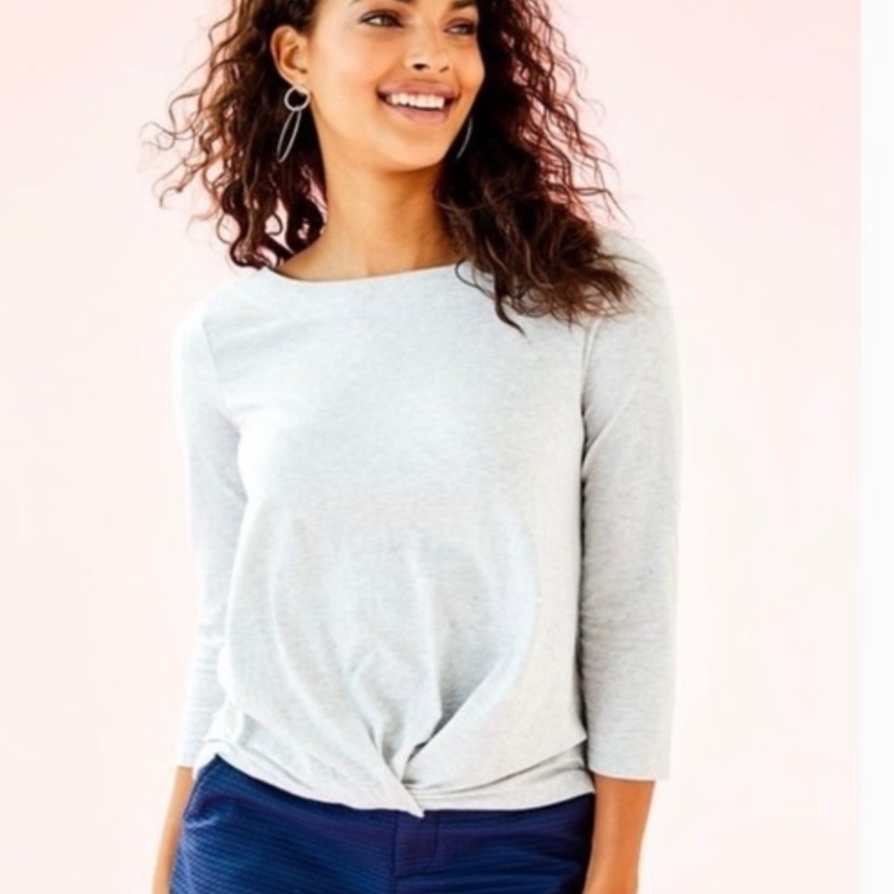 Lilly Pulitzer Maci Twist Front Top
